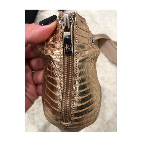 Pelle Moda Rhinestone Ankle Wrap Heel; Size 11 - Picture 5 of 5